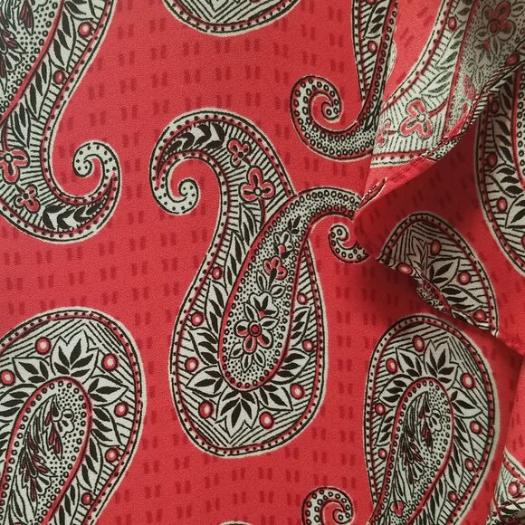 KUT from the Kloth Boho Paisley Cascade Ruffle Tank Top - Picture 9 of 16